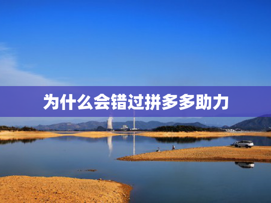 为什么会错过拼多多助力