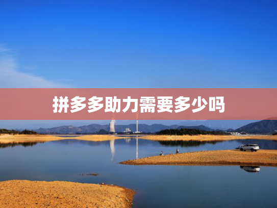 拼多多助力需要多少吗