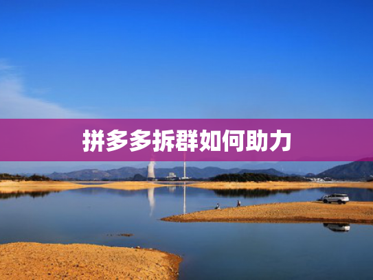 拼多多拆群如何助力