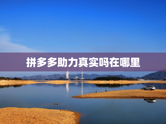 拼多多助力真实吗在哪里