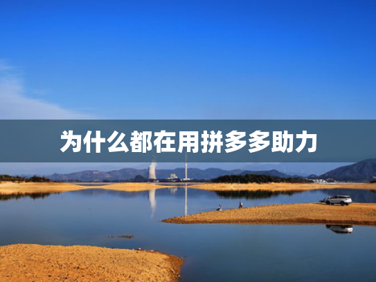 为什么都在用拼多多助力