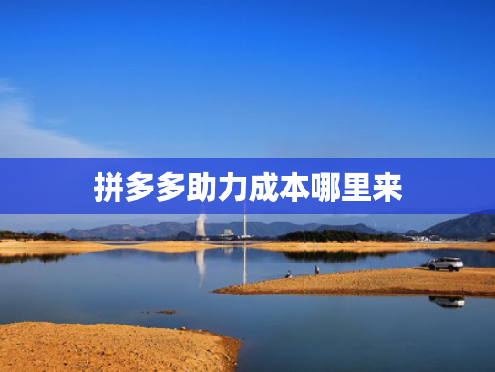 拼多多助力成本哪里来