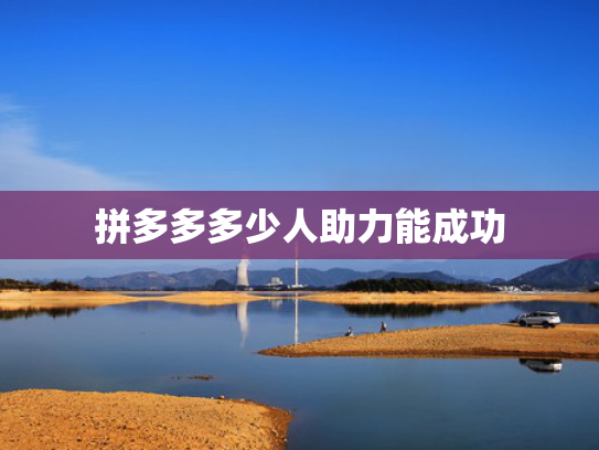 拼多多多少人助力能成功