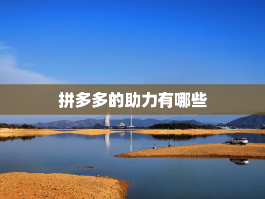 拼多多的助力有哪些