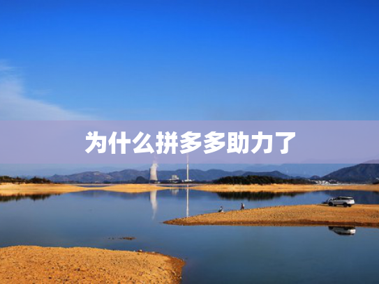 为什么拼多多助力了