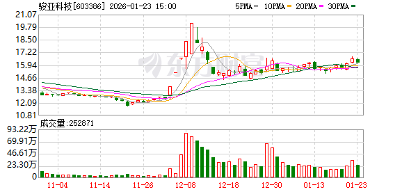 骏亚科技:2025年年度业绩预告