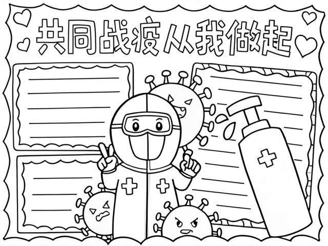 【疫情防控小报教程，疫情防控小报教程模板】